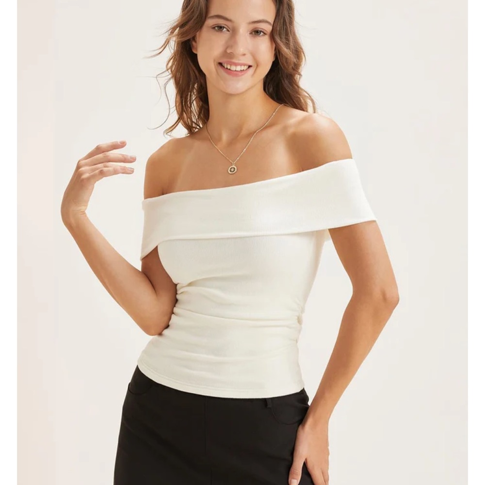 OGL Thermal Brushed Off-The-Shoulder Brami Top